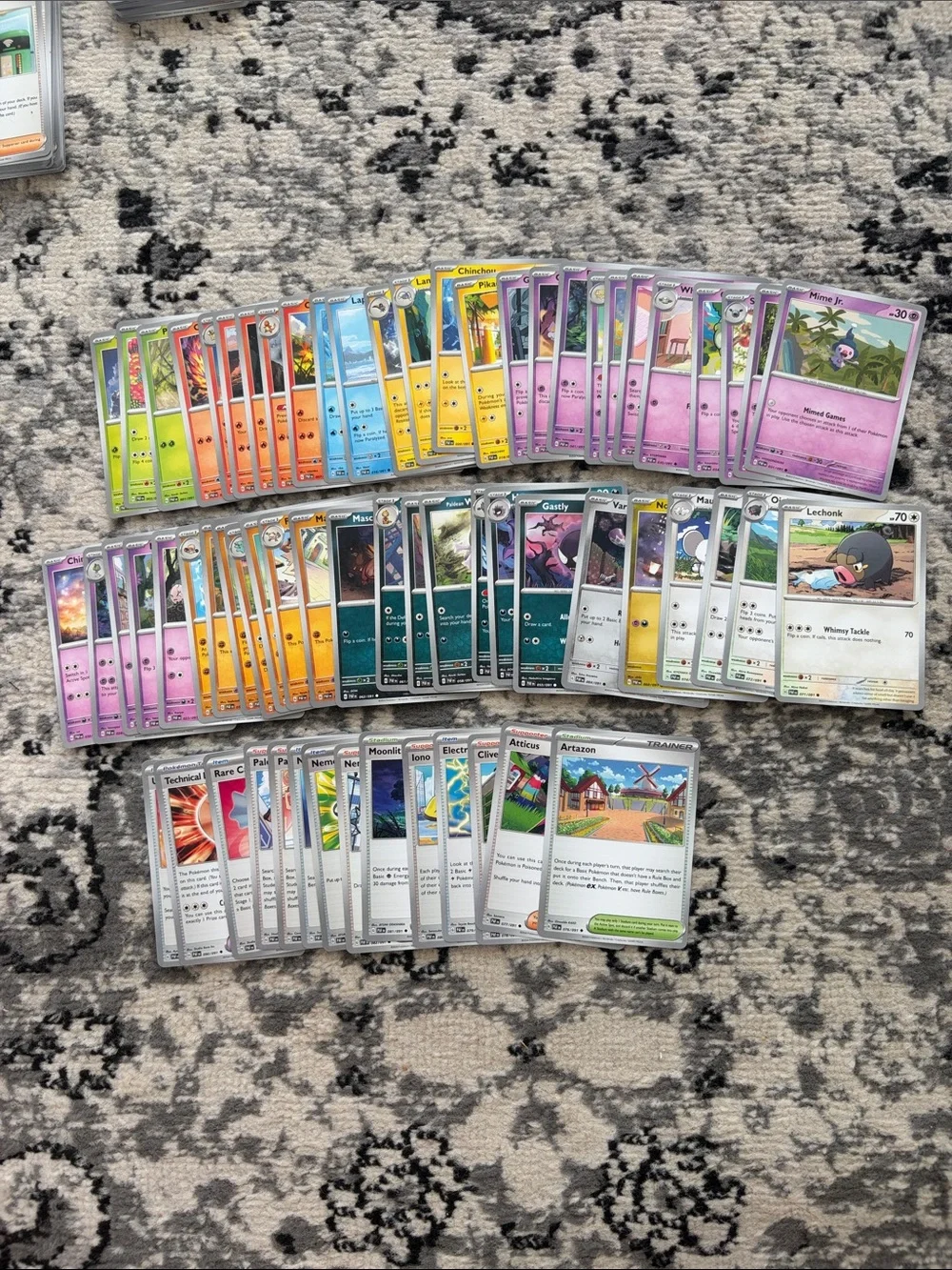 Paldean Fates Binder Builder Lot | 65 Unique Cards | Pokémon Set Collection